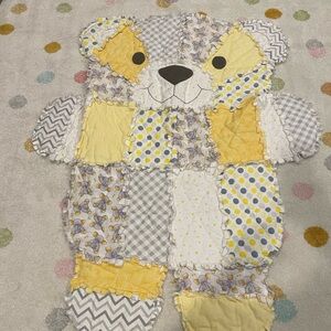 Patchwork Teddy Bear Blanket